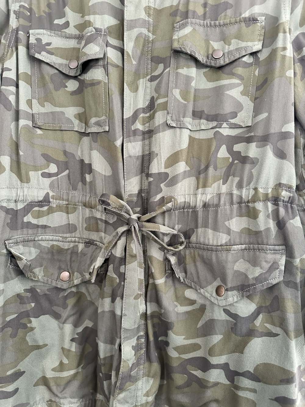 KNOX ROSE ARY BUTTON DOWN & ZIPPER JACKET WITH ROSE EMBROIDERY - Picture 2 of 11